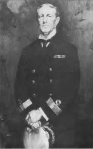 Glossop, the hero of Australia's first naval battle. Photograph of a portrait, in the National Library of Australia, Canberra.