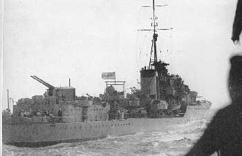 HMS Kelly, 1939