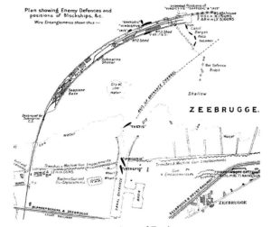 Map of Zeebrugge harbour
