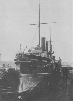 HMS Orlando, Cruiser, in Cockatoo Dock, 1887