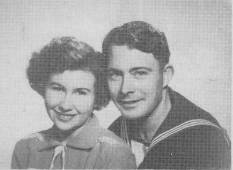 Harry Adlam and wife Valerie in 1948