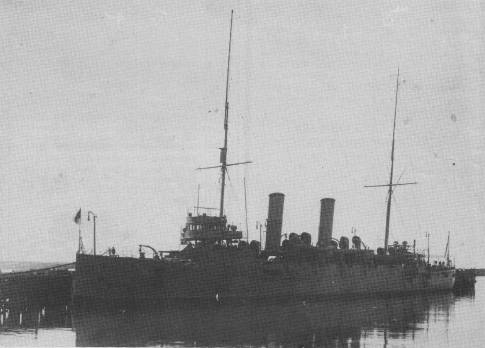 The light cruiser, HMS CAMBRIAN