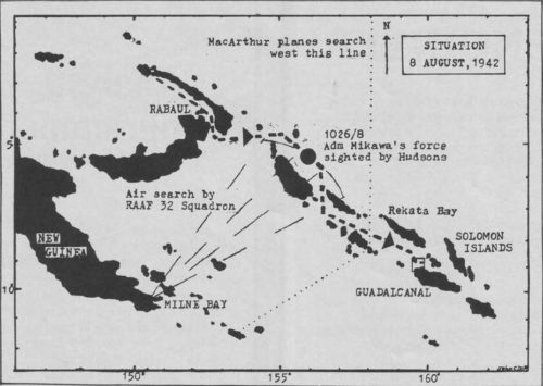 Situation - 8 August 1942
