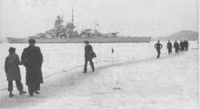 Scharnhorst, Kielhaven winter 1940