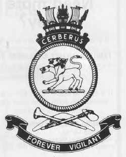Crest of HMAS Cerberus