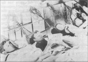 At rest in their hammocks, c. 1890
